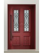 LIM CL18 - traditional style entry door with glass