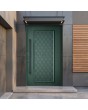 Green Luxury Textured Aluminium Entry Door