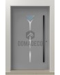 LIM Drink - minimalist modern aluminum front door