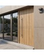 Turners oak high-security steel front door with multi-point locking system