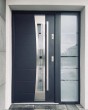 Fargo door with right sidelight (view from the outside) - aluminum entry door