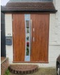 Fargo 37A DB - stainless steel front door with side panel