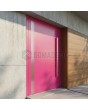 pink modern aluminum entrance door