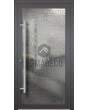 LIM FS3 - aluminum grey hinged door with fusing glass