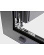 AL86-B3 - turn balcony double door (inside opening)