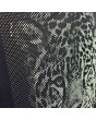 PIVOT G5 - Glass aluminum pivot door with with tiger motif in decorative panel