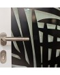 LIM G3 - Glass aluminum door with decorative panel