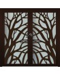 LIM G4 double - Double glass aluminum door with decorative panel