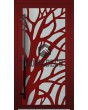 LIM G4 - Glass entry aluminum door with decorative panel