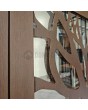 LIM G4 - Glass entry aluminum door with decorative panel