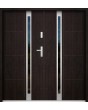 Sta Galileo Double - modern minimalist steel double doors with glass