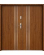 Sta Gama Double - luxury steel double doors with decorative stripes