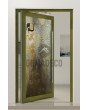 PIVOT FS2 - modern aluminum pivot door with fusing glass