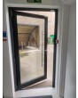 Fully glazed front aluminum door