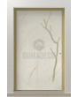 PIVOT Cristallo - aluminum pivot door covered with Cristallo sintered quartz