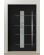 PIVOT Gryf-B - secure aluminum entry large pivot door with glass