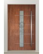 PIVOT Gryf-B - secure aluminum entry large pivot door with glass