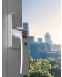 AL86-D1 - Double aluminum window - tilt and turn / fixed