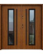 Sta Hevelius Double Noir - metal double door with black frame arround glass