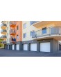 WIS E3 -  sectional garage door with low ribs