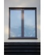 S68-D3 -  double aluminum window top hung and fixed