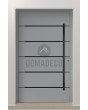 LIM Integra-inox - modern aluminum front hinged door