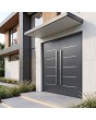 anthracite modern aluminum double front door