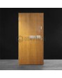 Golden oak  modern simple steel front door