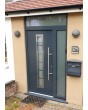 Fargo door with right and top sidelight (view from the outside) - aluminum entrance door