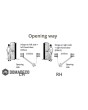 Plano DEC - wooden rail interior door