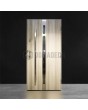 Blanched oak metal single front door
