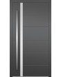 LIM 41 - hurricane proof aluminium front door with strip
