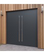 LIM v59 double - prehung double aluminum exterior door with ribs