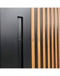 LIM RAIL3 - aluminum exterior door with vertical slats made of aluminum profiles