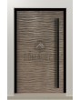 LIM M16 - aluminum hinged door with texture of milled metal
