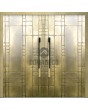LIM M18 double - Aluminum front double entry door with texture of milled metal
