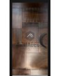 LIM M23 - aluminum hinged door with squareds in liquid metal