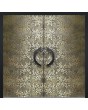 LIM M28 double - aluminum double door with with brass texture of milled metal