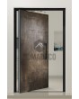 PIVOT M24 - aluminum pivot door with bronze liquid metal