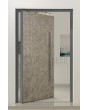 PIVOT M3 - Aluminum pivot entry door coated with liquid metal