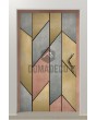 LIM M4 - Aluminum hinged entry door coated with different color of liquid metal