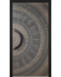 LIM M6 - entry hinged door with bronze texture of milled metal