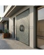 Double aluminium door with zinc liquid metal