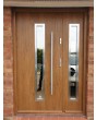 Winchester exterior metal entry door with sidepanel