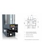 AL86-B2 - tilt & turn balcony single door