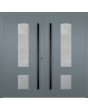 LIM Mors double - contemporary french aluminum front door