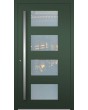 LIM C2 - aluminum entry hinged door with four glass