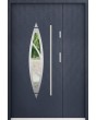 Sta Aries Uno - stainless steel front door with frame