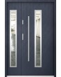 Sta Magellan Duo - exterior metal entry door with sidepanel