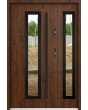 Sta Hevelius Duo Noir - glass entry doors residential with side panel